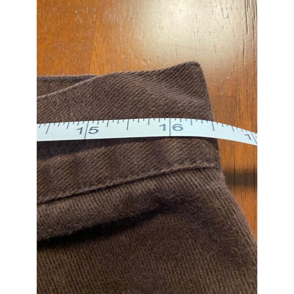 Bill Blass Brown Cotton Women's Easy Fit Pants Size 12 - Picture 9 of 13